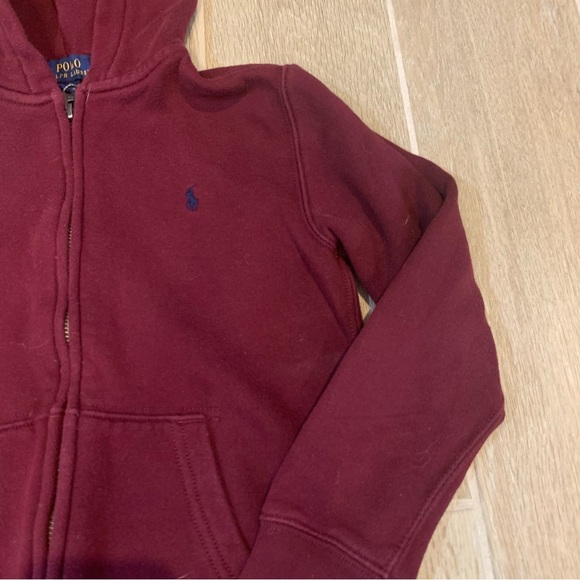 Polo by Ralph Lauren Kids' Burgundy Hoodie - Picture 2 of 4